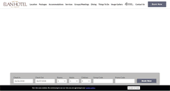 Desktop Screenshot of elanhotel.com